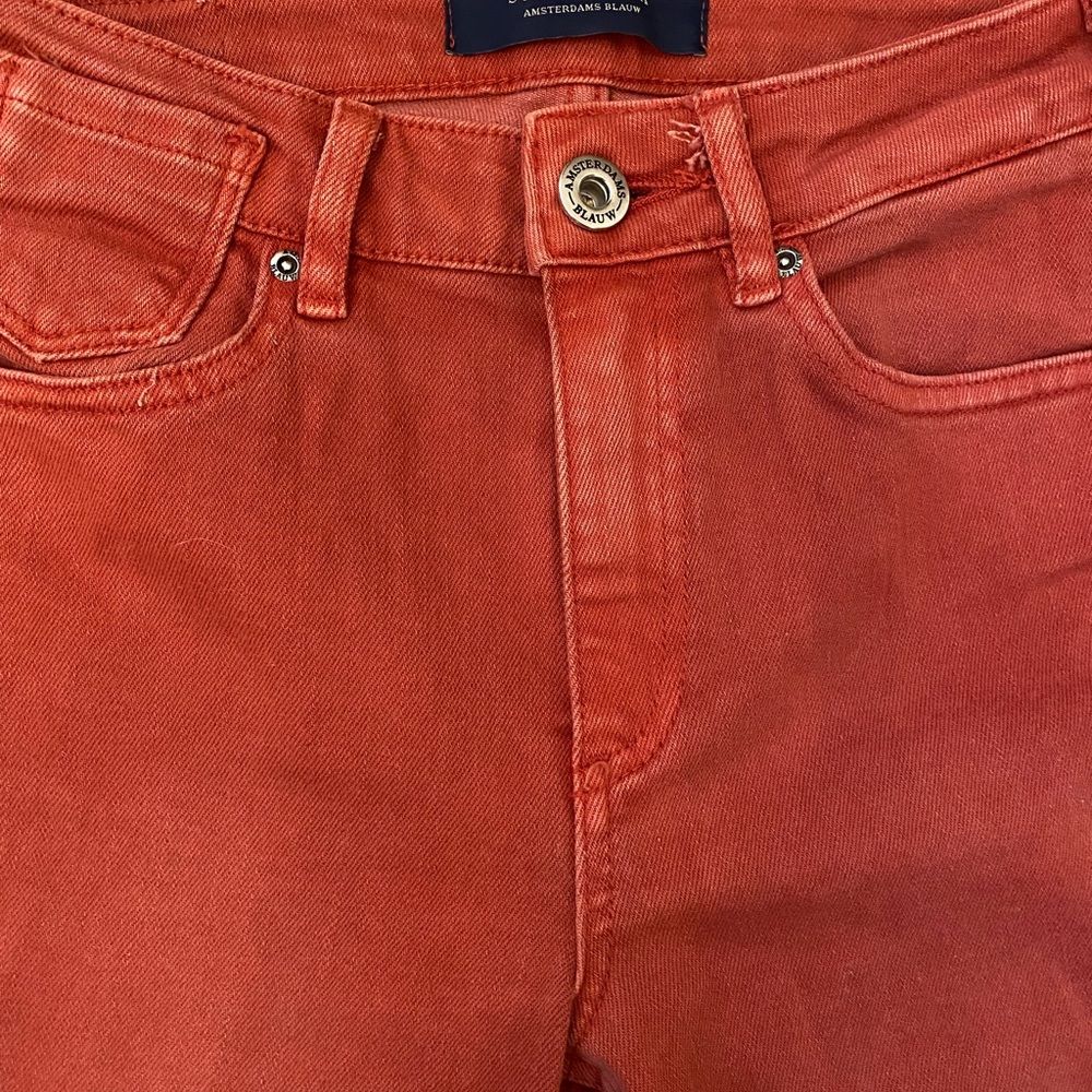 Women’s scotch and soda red jeans, size 25/32 - Picture 3 of 12